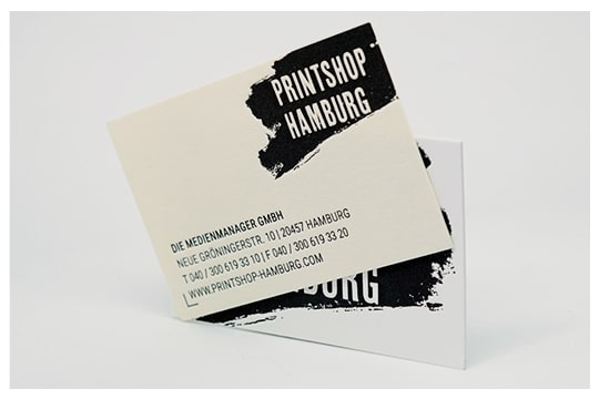 Letterpress Visitenkarten aus Hamburg