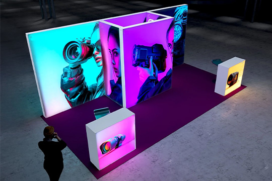 Messestand Stage Six