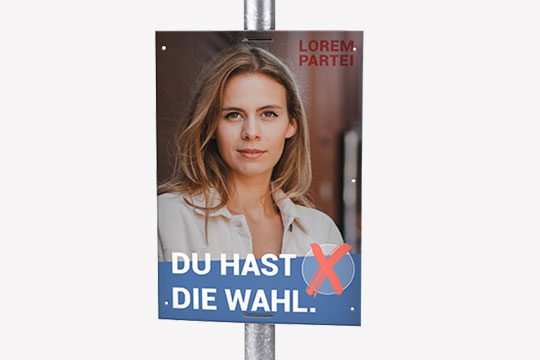 Wetterfeste Plakate
