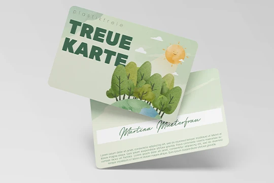 Plastikfreie Karten
