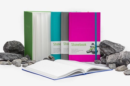 Notizbücher aus Steinpapier