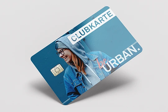 Plastikkarten mit Chip