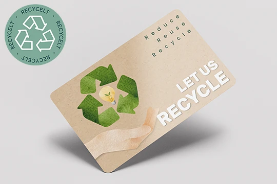 PVC-Karte (recycelt)