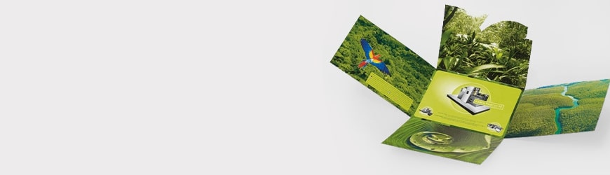 Faltblätter Quadratfalz