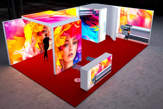 Messestand Big Business